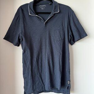 Todd Snyder Homespun Slub Navy Polo Medium